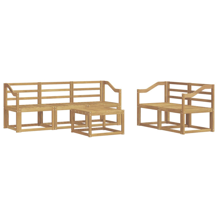 Set de canapele de exterior 6 pcs Alb 59 x 59 x 37 cm WALTI