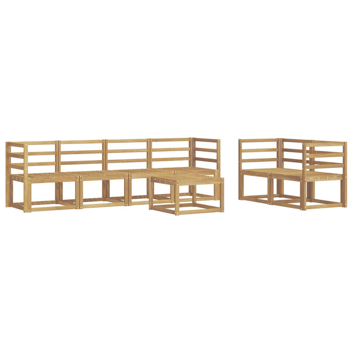 Set de canapele de exterior 7 pcs Alb 59 x 59 x 37 cm - WALTI WALTI