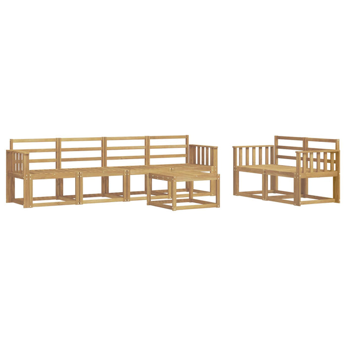 Set de canapele de exterior 7 pcs Alb 59 x 59 x 37 cm - WALTI WALTI