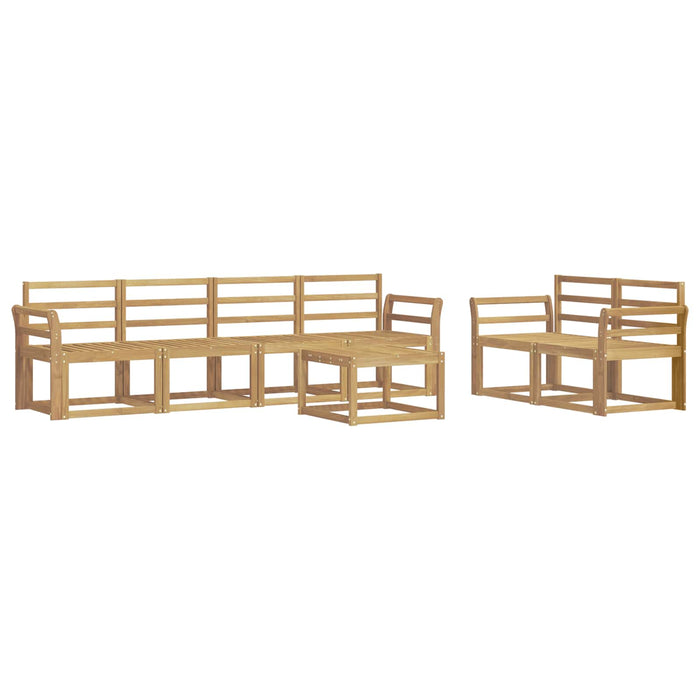 Set de canapele de exterior 7 pcs Alb 59 x 59 x 37 cm - WALTI WALTI