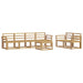 Set de canapele de exterior 7 pcs Alb 59 x 59 x 37 cm - WALTI WALTI