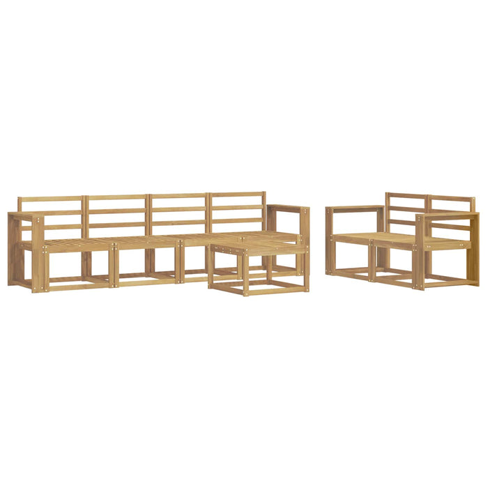 Set de canapele de exterior 7 pcs Alb 59 x 59 x 37 cm - WALTI WALTI