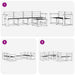 Set de canapele de exterior 7 pcs Alb 59 x 59 x 37 cm - WALTI WALTI