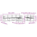 Set de canapele de exterior 7 pcs Alb 59 x 59 x 37 cm - WALTI WALTI