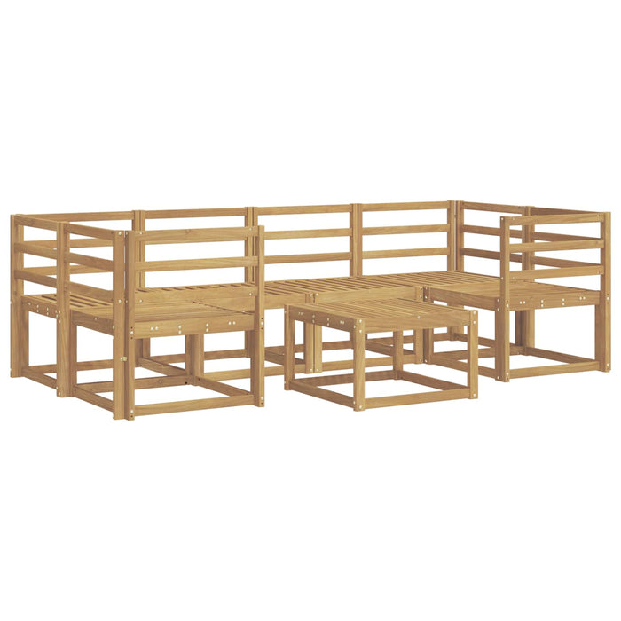 Set de canapele de exterior 7 pcs Alb 59 x 59 x 37 cm WALTI