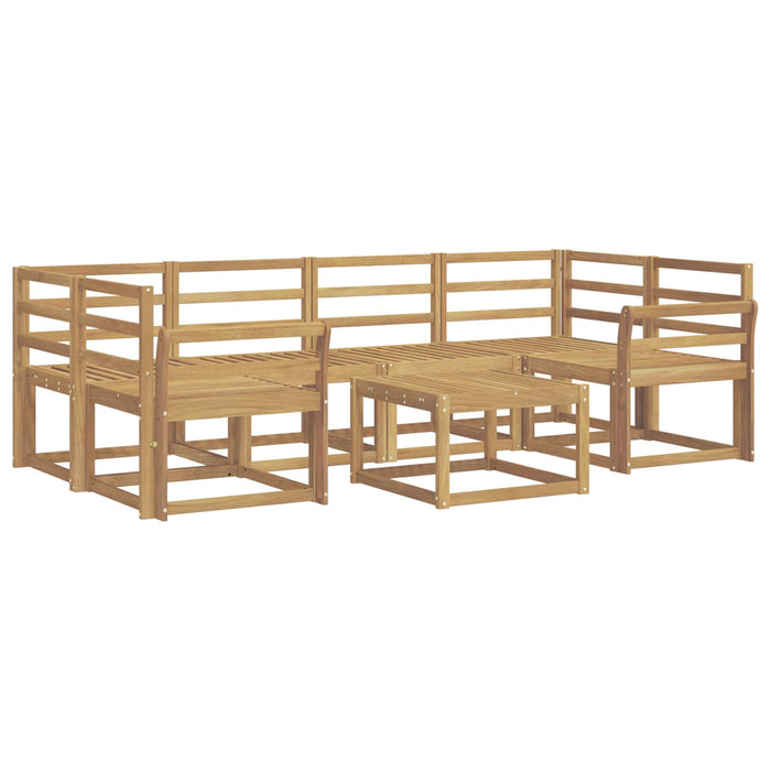 Set de canapele de exterior 7 pcs Alb 59 x 59 x 37 cm WALTI