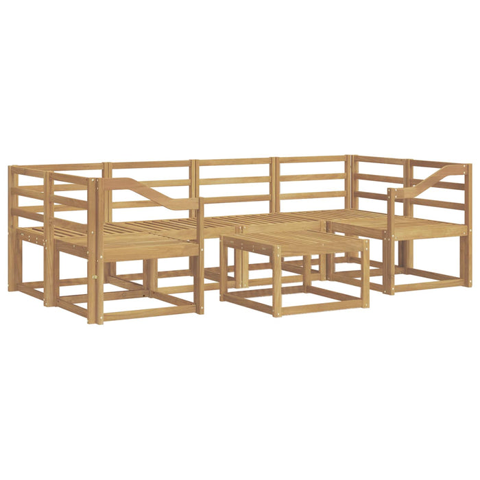 Set de canapele de exterior 7 pcs Alb 59 x 59 x 37 cm WALTI