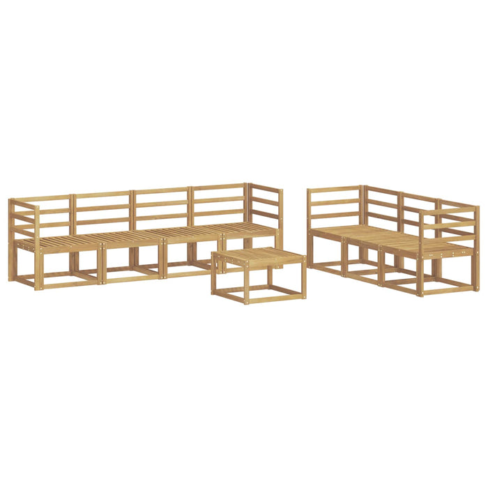 Set de canapele de exterior 8 pcs Alb 59 x 59 x 37 cm WALTI