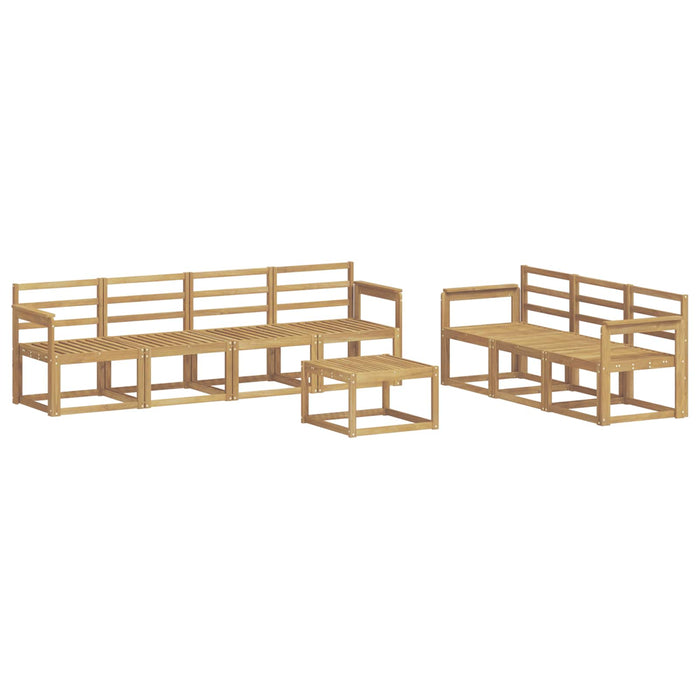Set de canapele de exterior 8 pcs Alb 59 x 59 x 37 cm WALTI