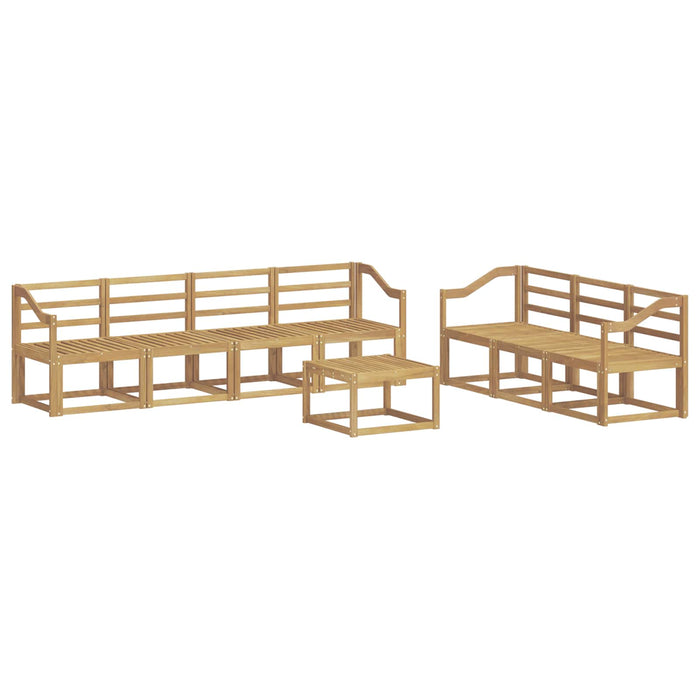 Set de canapele de exterior 8 pcs Alb 59 x 59 x 37 cm WALTI