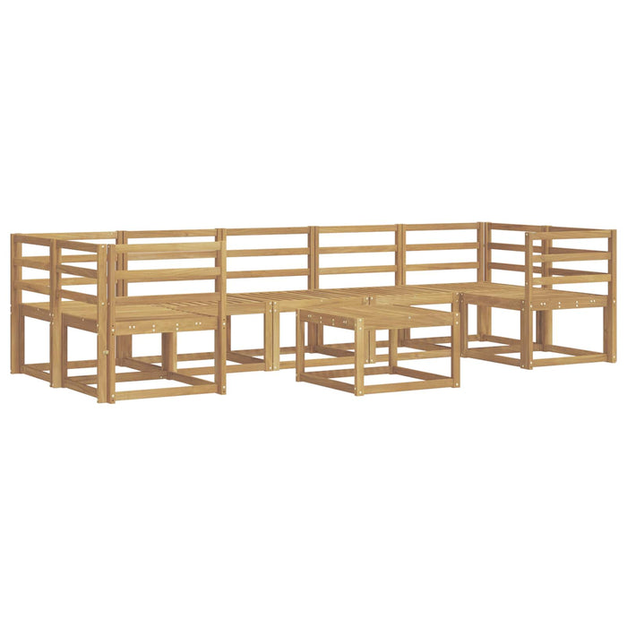 Set de canapele de exterior 8 pcs Alb 59 x 59 x 37 cm WALTI