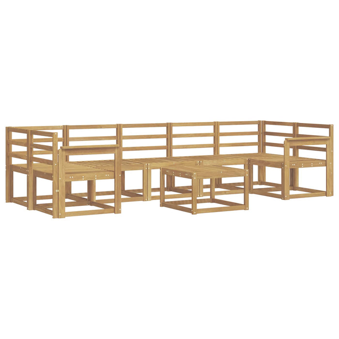 Set de canapele de exterior 8 pcs Alb 59 x 59 x 37 cm WALTI