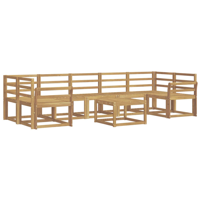 Set de canapele de exterior 8 pcs Alb 59 x 59 x 37 cm WALTI