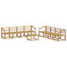 Set de canapele de exterior 9 pcs Alb 59 x 59 x 37 cm - WALTI WALTI