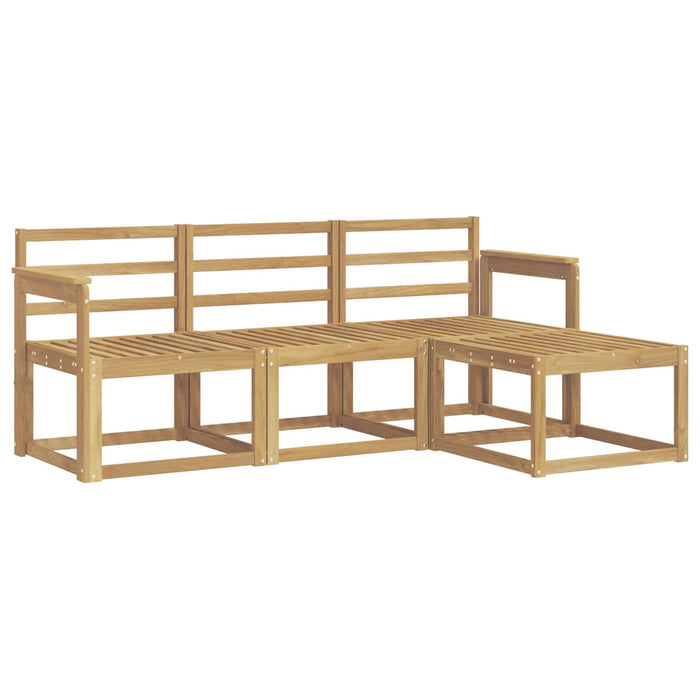 Set de canapele de exterior 4 pcs Alb 189,5 x 122,5 x 73 cm WALTI