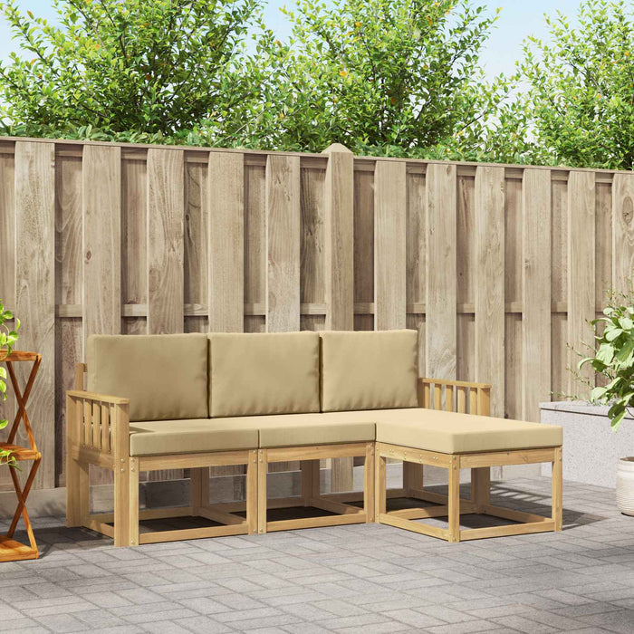 Set de canapele de exterior 4 pcs WALTI