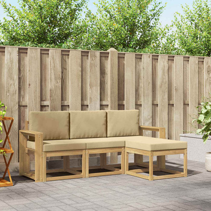 Set de canapele de exterior 4 pcs WALTI