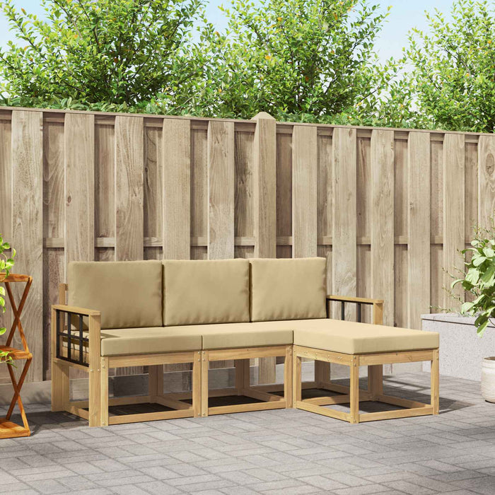 Set de canapele de exterior 4 pcs WALTI