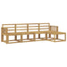Set de canapele de exterior 5 pcs Alb 249 x 122,5 x 73 cm - WALTI WALTI