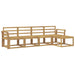 Set de canapele de exterior 5 pcs Alb 253 x 122,5 x 73 cm - WALTI WALTI