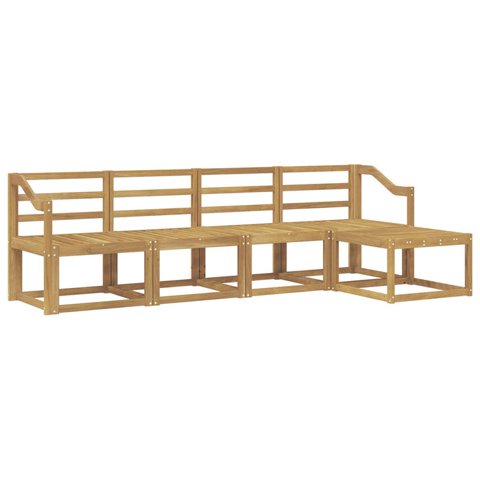 Set de canapele de exterior 5 pcs Alb 245 x 122,5 x 73 cm - WALTI WALTI