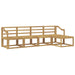 Set de canapele de exterior 5 pcs Alb 245 x 122,5 x 73 cm - WALTI WALTI
