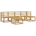 Set de canapele de exterior 6 pcs Alb 59 x 59 x 37 cm - WALTI WALTI
