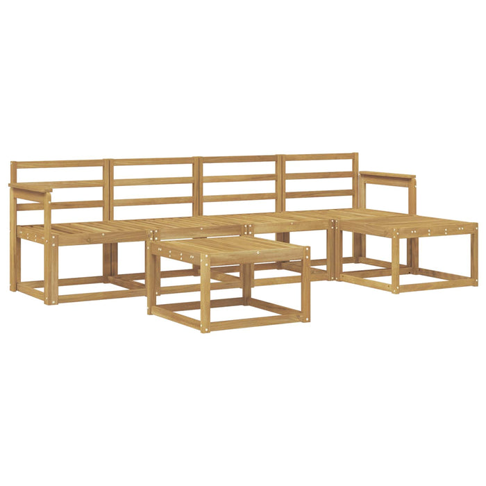 Set de canapele de exterior 6 pcs Alb 59 x 59 x 37 cm WALTI