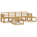 Set de canapele de exterior 6 pcs Alb 59 x 59 x 37 cm - WALTI WALTI