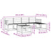 Set de canapele de exterior 6 pcs Alb 59 x 59 x 37 cm - WALTI WALTI