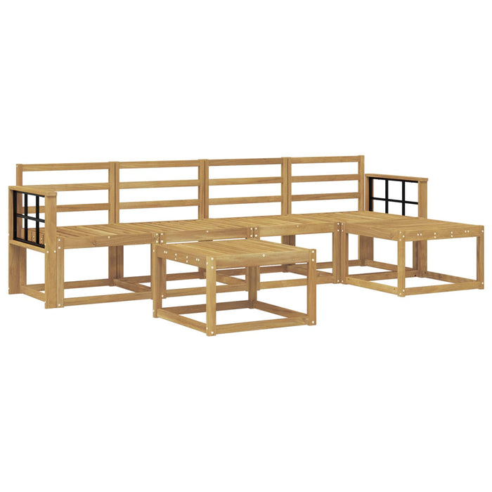 Set de canapele de exterior 6 pcs Alb 59 x 59 x 37 cm - WALTI WALTI