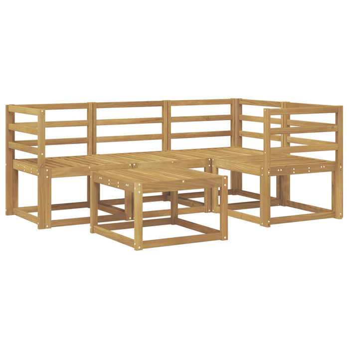Set de canapele de exterior 5 pcs Alb 59 x 59 x 37 cm WALTI