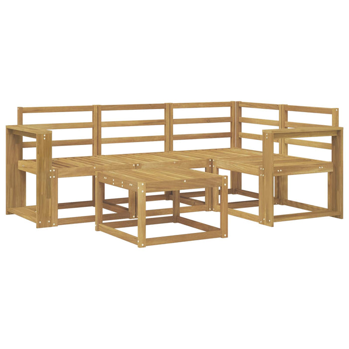 Set de canapele de exterior 5 pcs Alb 59 x 59 x 37 cm WALTI
