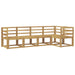 Set de canapele de exterior 5 pcs Alb Lemn Solid de Acacia - WALTI WALTI