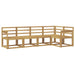 Set de canapele de exterior 5 pcs Alb Lemn Solid de Acacia - WALTI WALTI