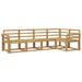 Set de canapele de exterior 5 pcs Alb Lemn Solid de Acacia - WALTI WALTI