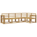 Set de canapele de exterior 5 pcs Alb Lemn Solid de Acacia - WALTI WALTI