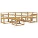 Set de canapele de exterior 6 pcs Alb Lemn Solid de Acacia - WALTI WALTI