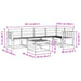 Set de canapele de exterior 6 pcs Alb Lemn Solid de Acacia - WALTI WALTI