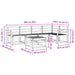 Set de canapele de exterior 6 pcs Alb Lemn Solid de Acacia - WALTI WALTI