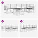 Set de canapele de exterior 6 pcs Alb Lemn Solid de Acacia - WALTI WALTI