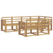 Set de canapele de exterior 7 buc. Alb Lemn Solid de Acacia - WALTI WALTI