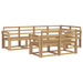 Set de canapele de exterior 7 buc. Alb Lemn Solid de Acacia - WALTI WALTI