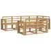 Set de canapele de exterior 7 buc. Alb Lemn Solid de Acacia - WALTI WALTI