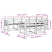Set de canapele de exterior 7 buc. Alb Lemn Solid de Acacia - WALTI WALTI
