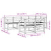 Set de canapele de exterior 7 buc. Alb Lemn Solid de Acacia - WALTI WALTI