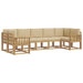 Set de canapele de exterior cu pernă 7 pcs Alb și Bej - WALTI WALTI