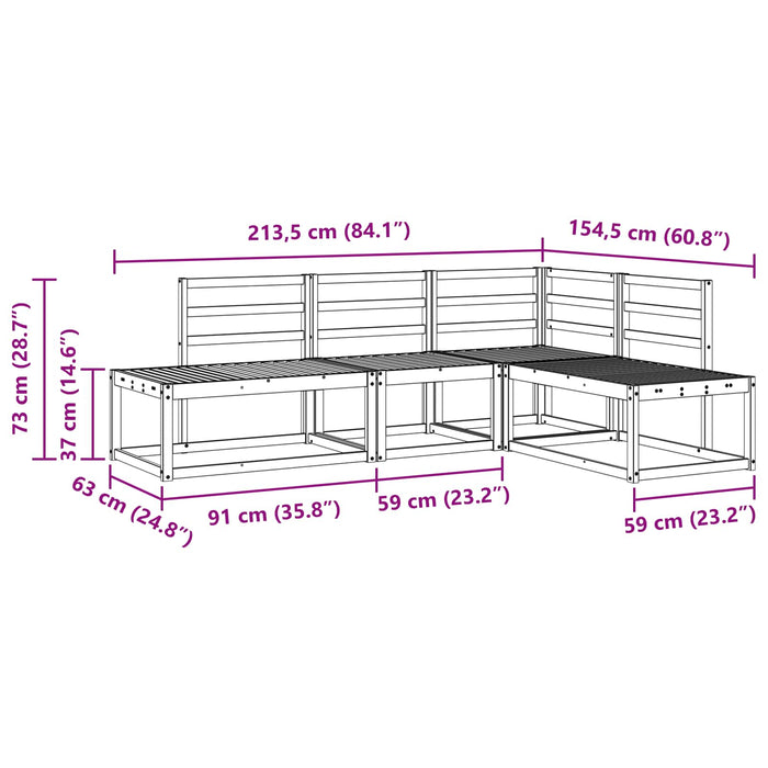 Set de canapele de exterior WALTI