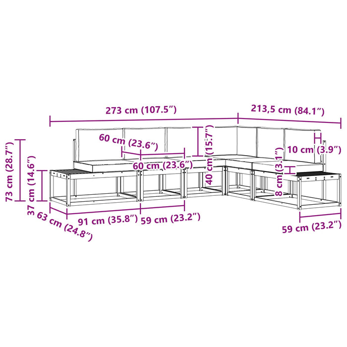 Set de canapele de exterior WALTI