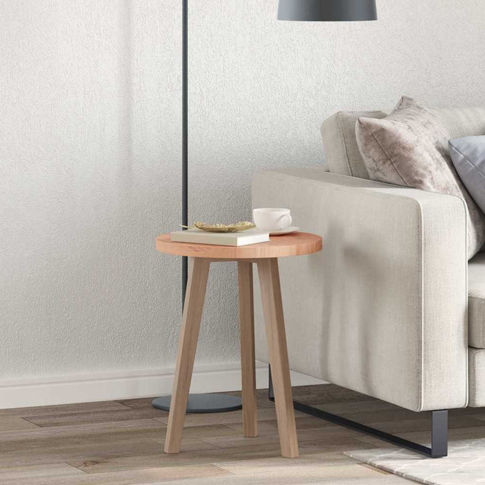 Placă de masă Maro deschis Ø 40 x 2.5 cm Lemn de stejar masiv - WALTI WALTI